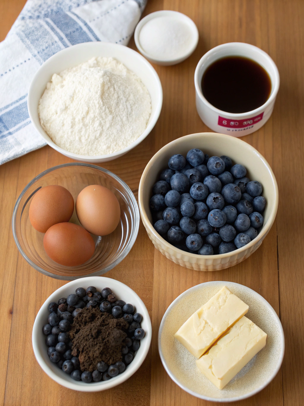 Blueberry Coffee Cake Ingredients